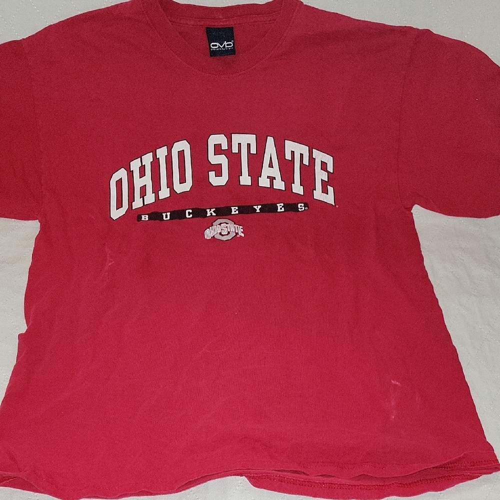 Ohio State Red Short Sleeve Tee